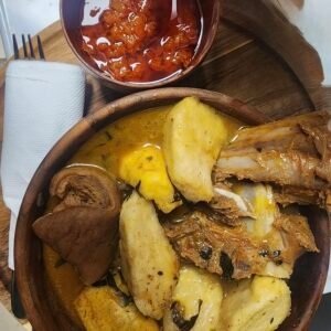 Yam & plantain pepper soup (ukodo)